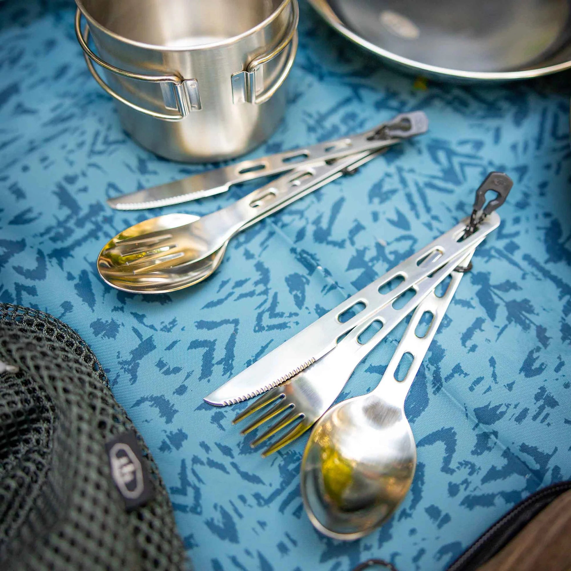 GLACIER STAINLESS 3 PC RING CUTLERY