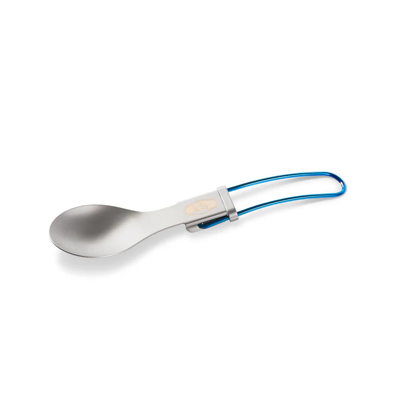GLACIER FOLDING SPOON - BLUE