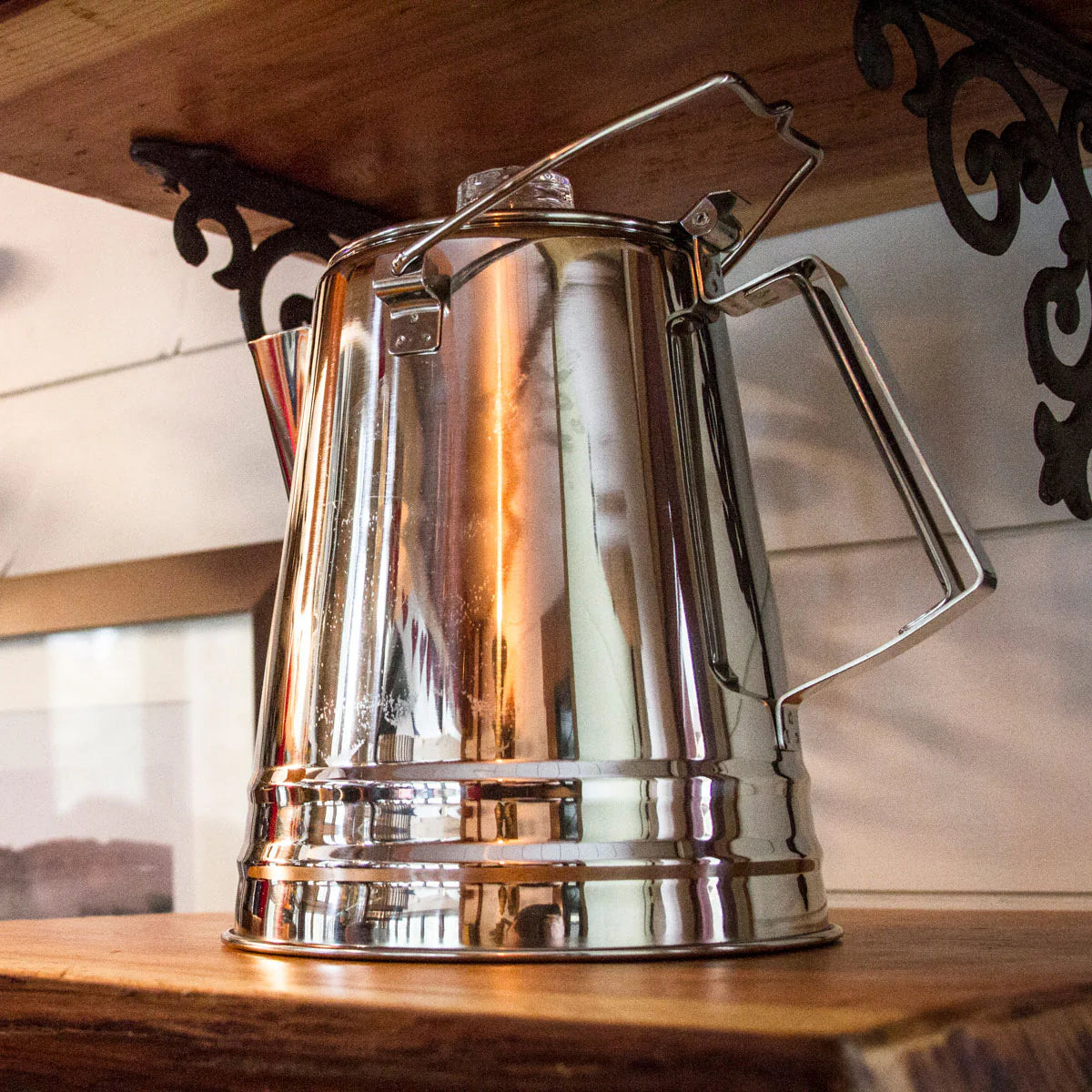 Cafetera Percoladora Glacier Stainless
