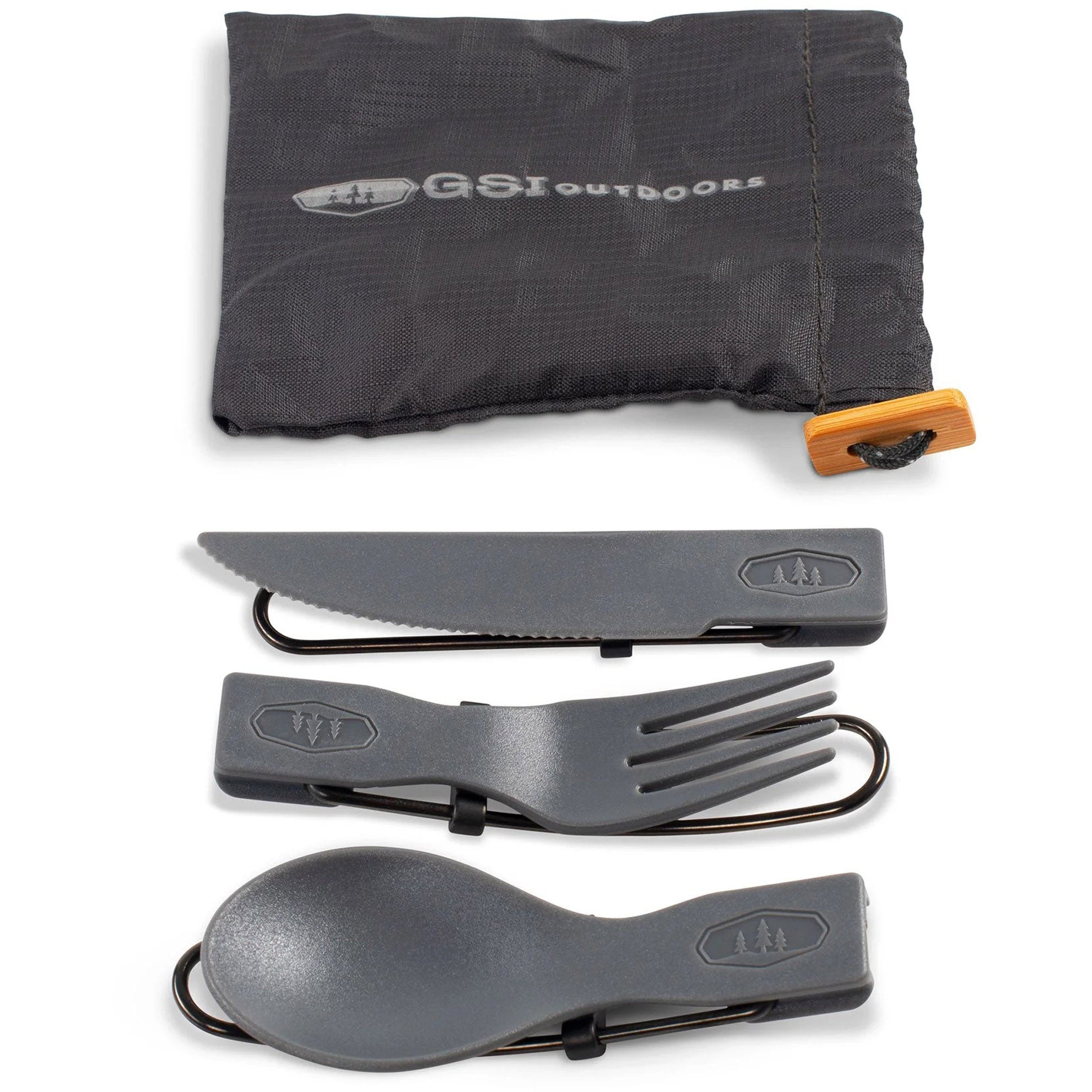 TEKK TRIO FOLDING CUTLERY SET